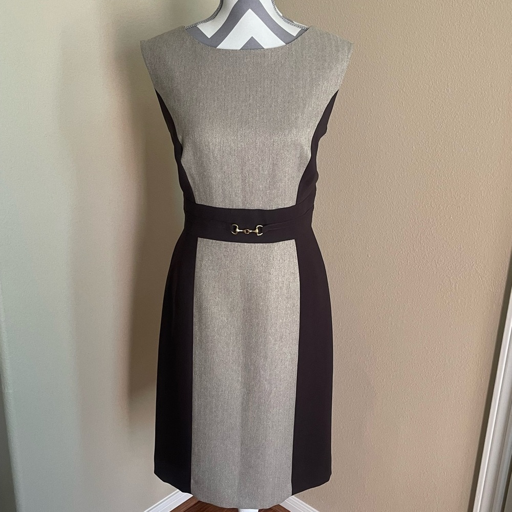 Preston & York Colorblock Sheath Dress - Size: 10